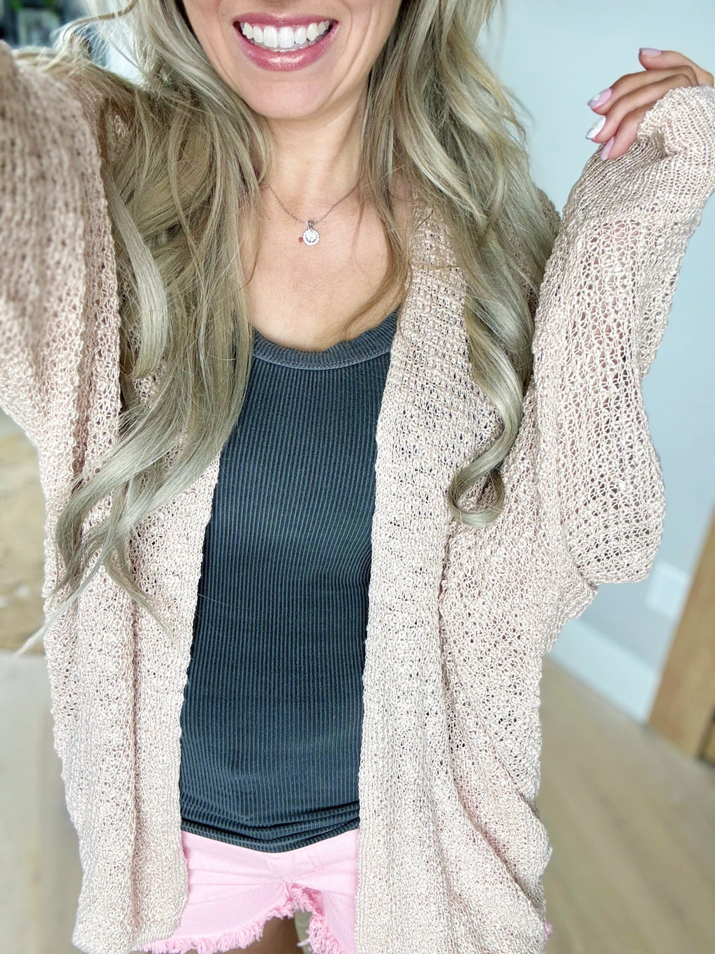 Closer Knit Cardigan in Natural