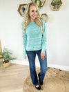 Memories Pullover Sweater in Blue
