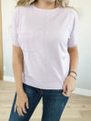 Marry Me Super Soft Fine-Gauge Top in Lilac