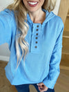 Throwback Heartthrob Hoodie in Sky