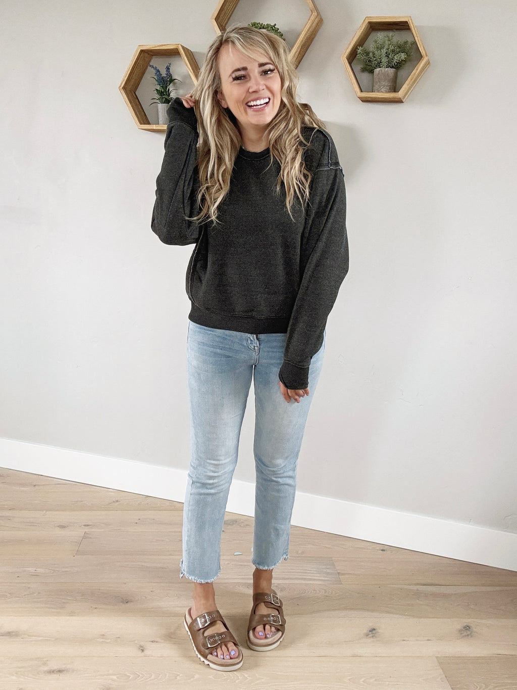 Rest Day Sweatshirt in Black