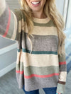 Make Your Move Sweater in Sage Stripe