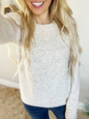 See You Soon Sweater in Oatmeal