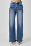 Risen Straight High Rise Jeans