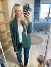 Weekend Plans Cardigan in Forest