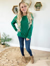 Get The Job Done Long Sleeve Fleece Lined Top (Multiple Colors)