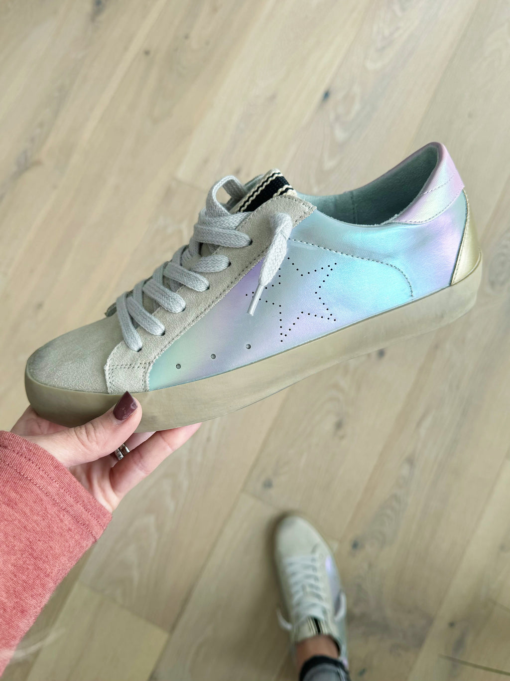 Shushop Mia Sneakers in Steel