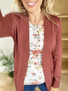 Everyday Cardigan in Cinnamon Bear