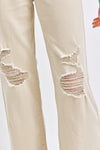 Judy Blue High Rise Distressed Wide Leg Jeans