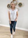 How Do You Know V-Neck In Baby Blue