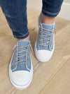 Very G Aman Shoes in Sparkle Blue