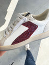 Shushop Salma Sneakers in Red Glitter