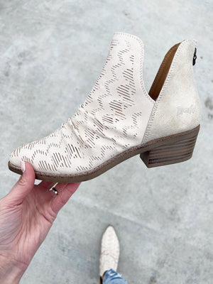 Blowfish Booties in Cloud and Rose Gold