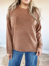Perfect For Fall Sweater in Chestnut