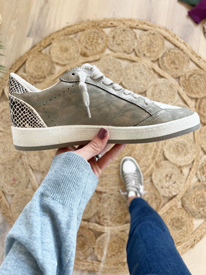 ShuShop Paz Sneakers in Distressed Pewter