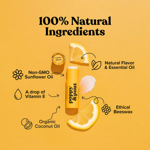 Poppy & Pout Lip Balm, Lemon Bloom