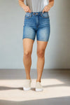 Judy Blue High Waist Tummy Control Double Button Shorts- IG