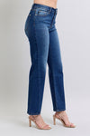 Judy Blue Side Seam Detail Straight Jeans