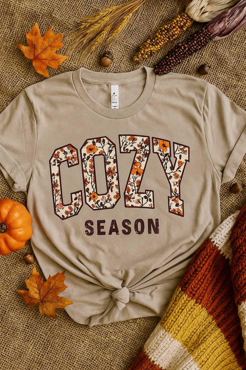 Cozy Floral Graphic Tee