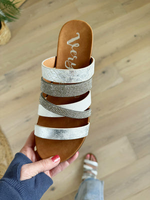 Very G Ginger Sandals in White (SALE)