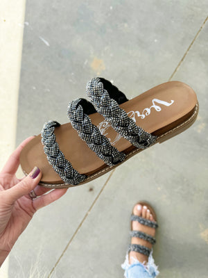 Very G Stacia Sandals in Black (SALE)