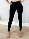 Love You More High Rise Fleece Lined Leggings in Black