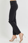 Risen High Rise Wide Waistband Ankle Bootcut Jeans