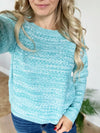 Memories Pullover Sweater in Blue