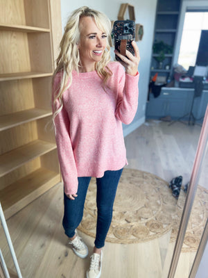 Forever and Ever Sweater in Pink