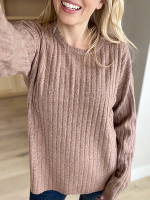 Crazy For You Sweater in Light Mocha