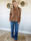 Perfect For Fall Sweater in Chestnut