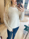 See You Soon Sweater in Oatmeal