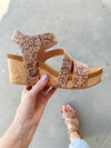 Very G Walking and Talking Casper Tooled Sandals in Nude (SALE)