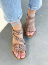 Very G Walking and Talking Casper Tooled Sandals in Nude (SALE)