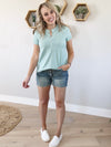 Lucky Top in Sage