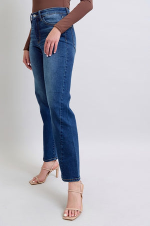 Judy Blue Side Seam Detail Straight Jeans