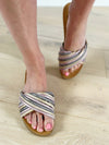 Blowfish Destination Sandals in Pretty Pink, Gold, and Pewter (SALE)