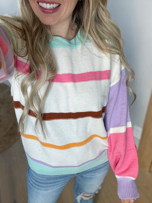 Flawless Features Striped Sweater