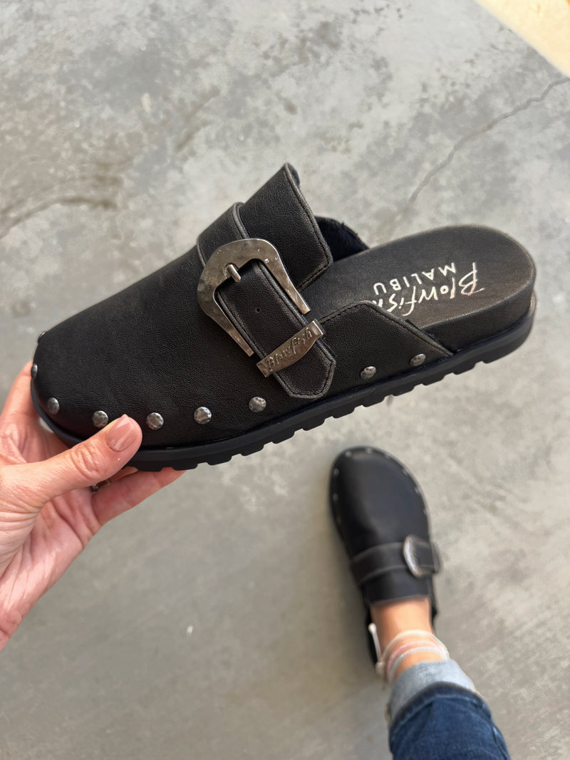 Blowfish Skylar Shoes in Distressed Black