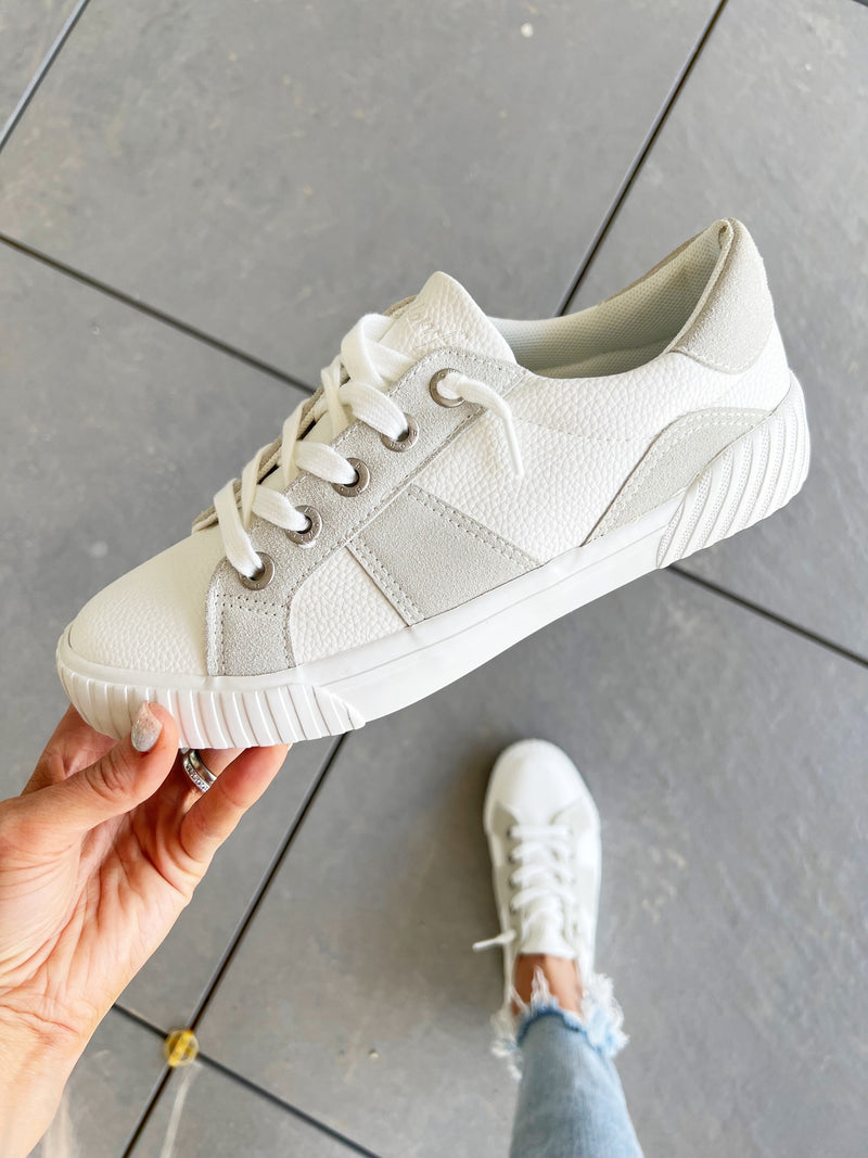 Blowfish Out For The Day Sneakers in White and Gray