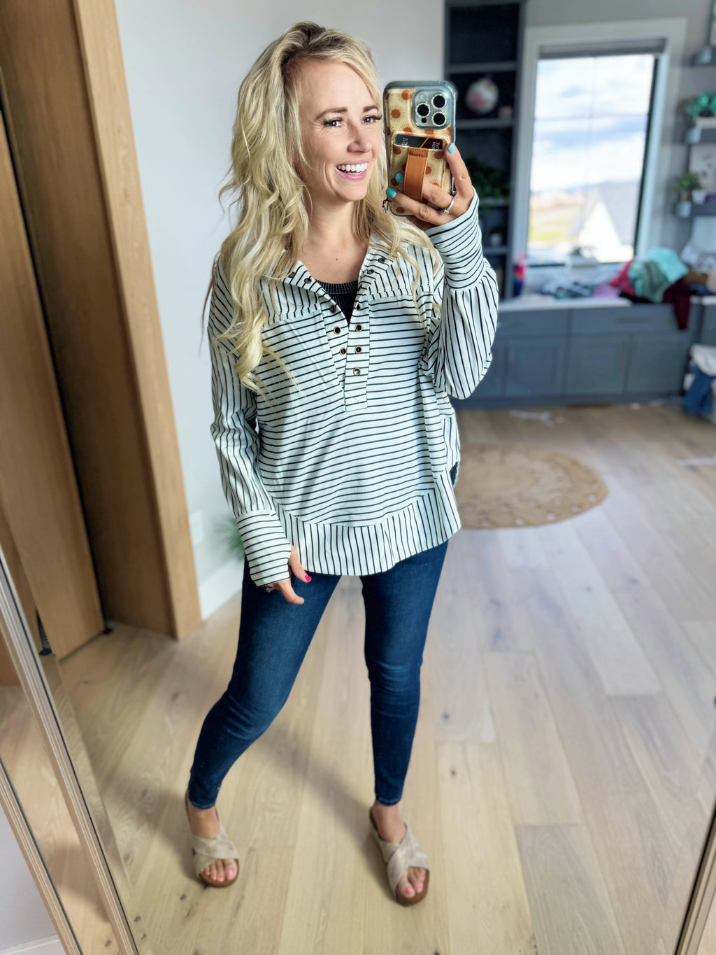 Striped Serendipity Pullover