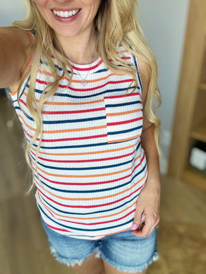 Not Nervous Multi-Color Knit Top