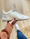 ShuShop Paz Sneakers in Iridescent Silver