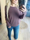 Show Me The Way Long Sleeve in Plum