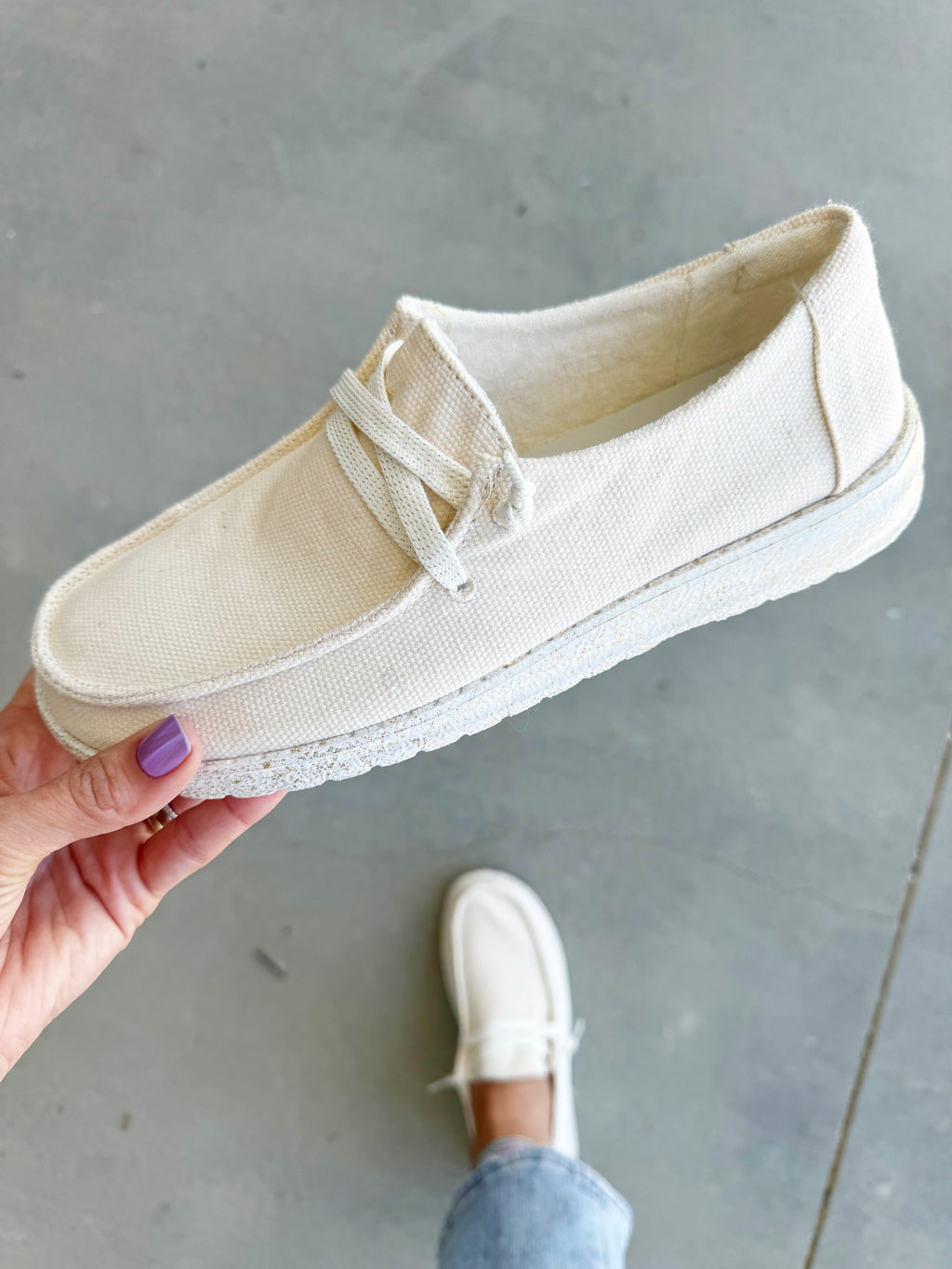 Gypsy Jazz Sparkle In Your Eye Sneakers in Cream