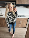 Mid Mod Floral Sweater