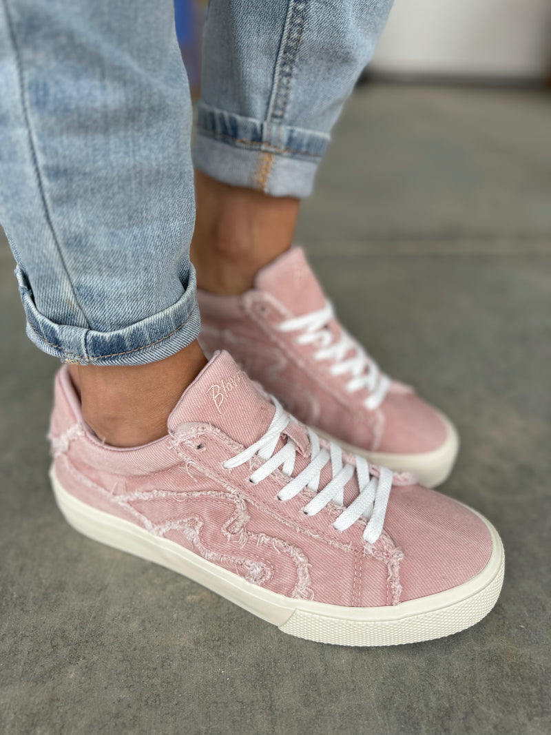Blowfish Vaporize Sneakers in Pink Denim