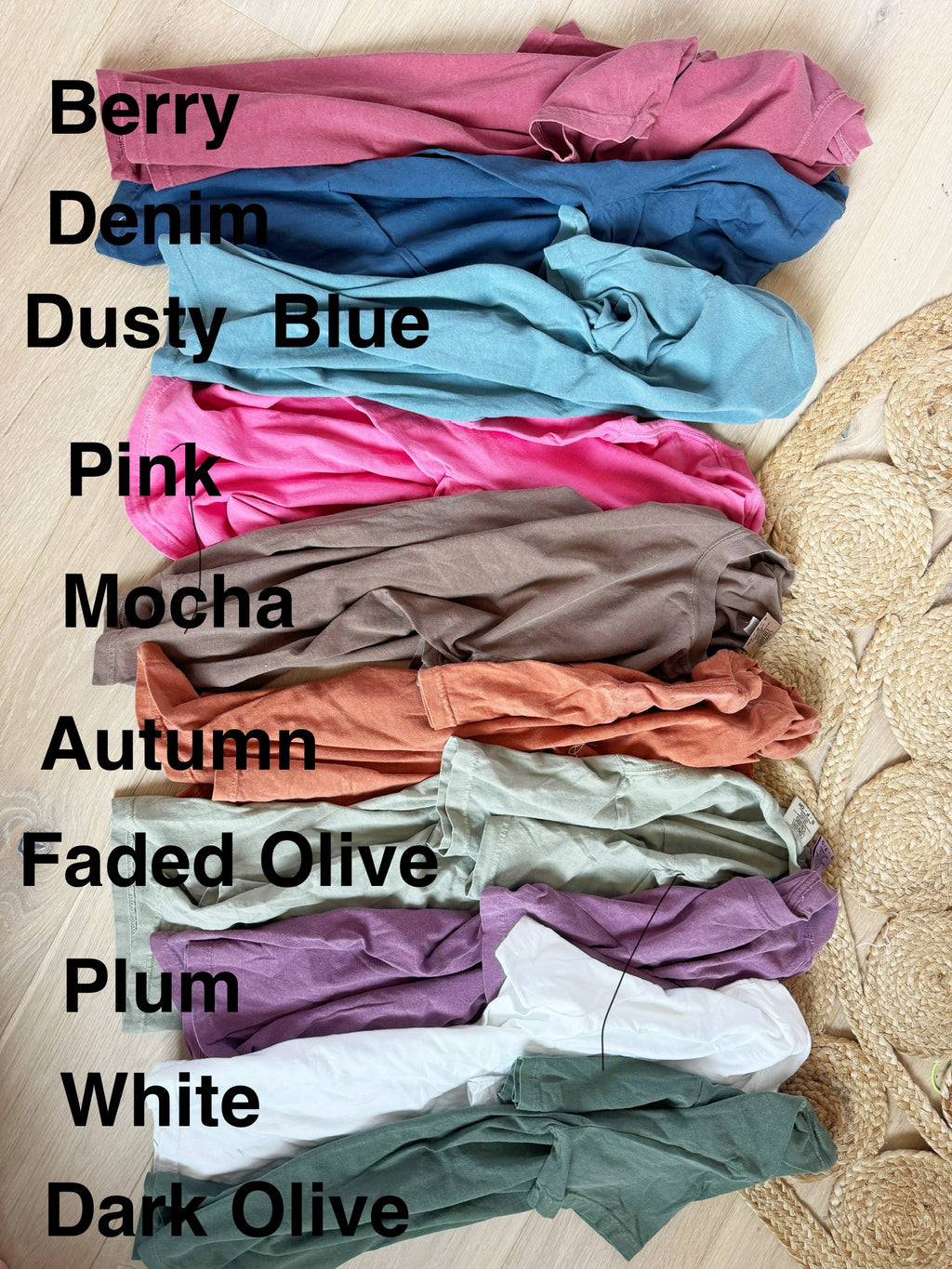 Comfort Color Tees (Multiple Colors)