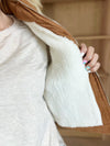 No Invitation Needed Vest in Camel