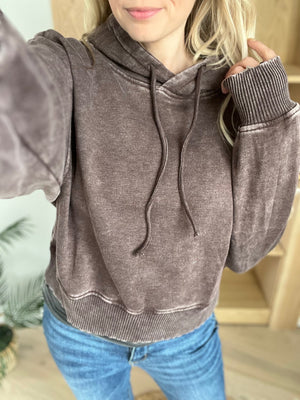 So Many Reasons Hoodie in Brown